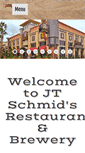 Mobile Screenshot of jtschmidsrestaurants.com